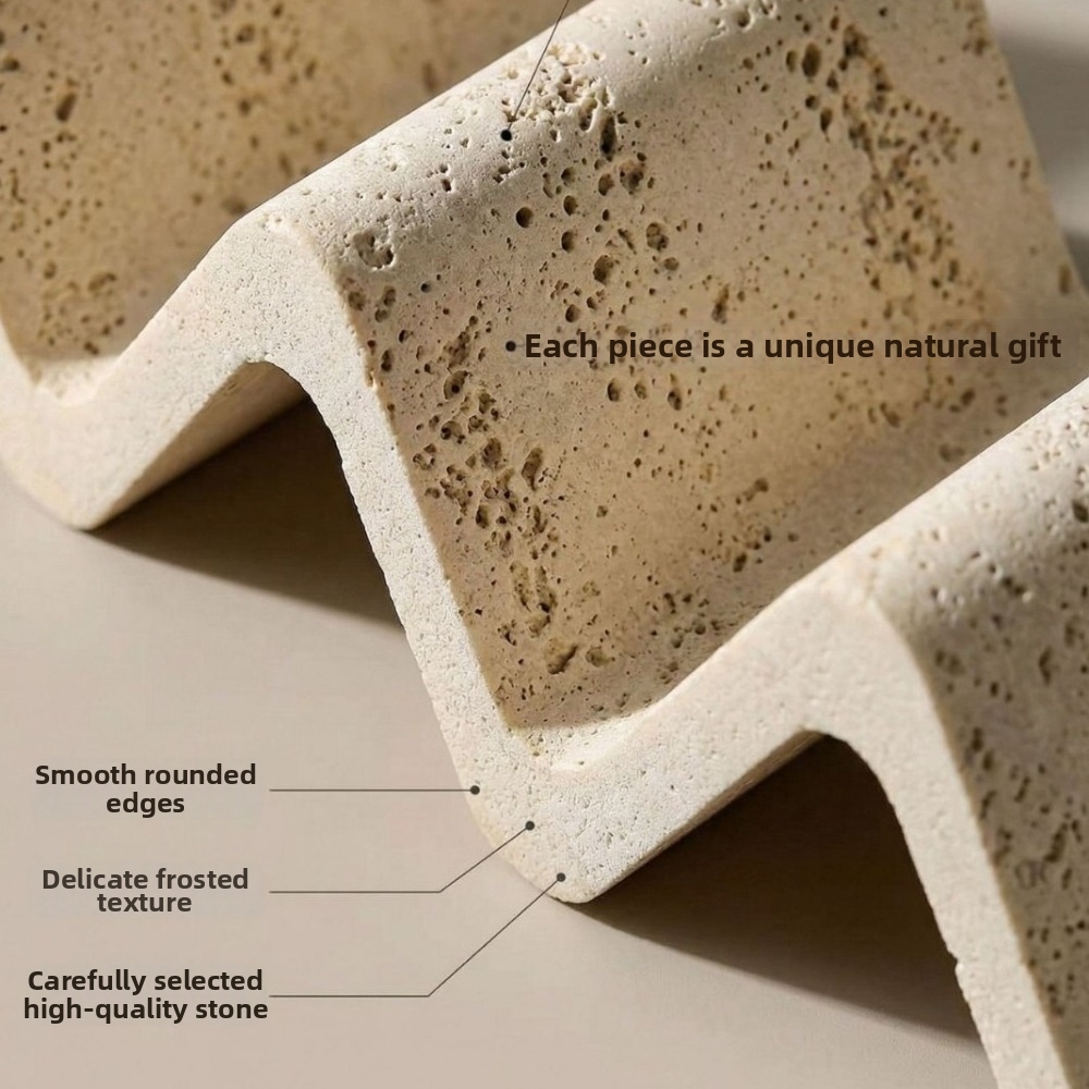 Soap Making Box - Japon Tarzı Sabunluk Dalga Şekilli Drenajlı