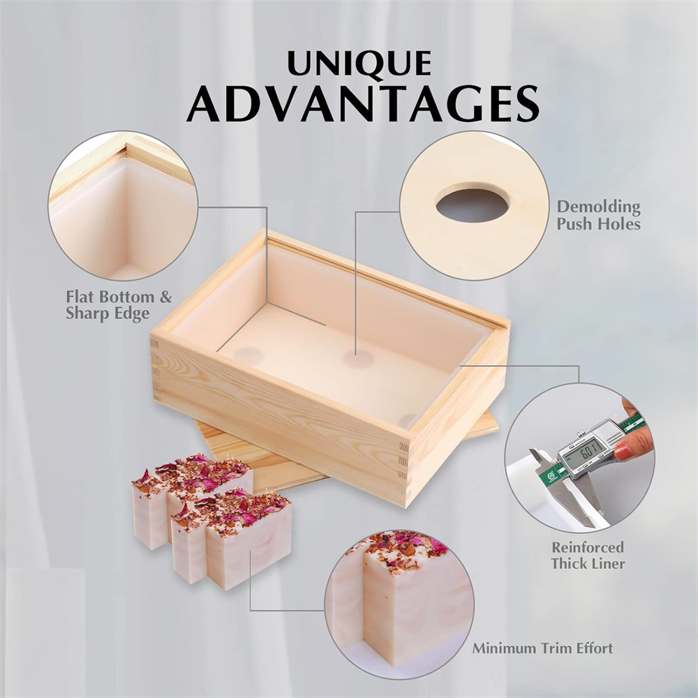 Büyük Sabun Kalıpları Dikdörtg - Soap Making Kit For Beginners incelemesi ve fiyatı
