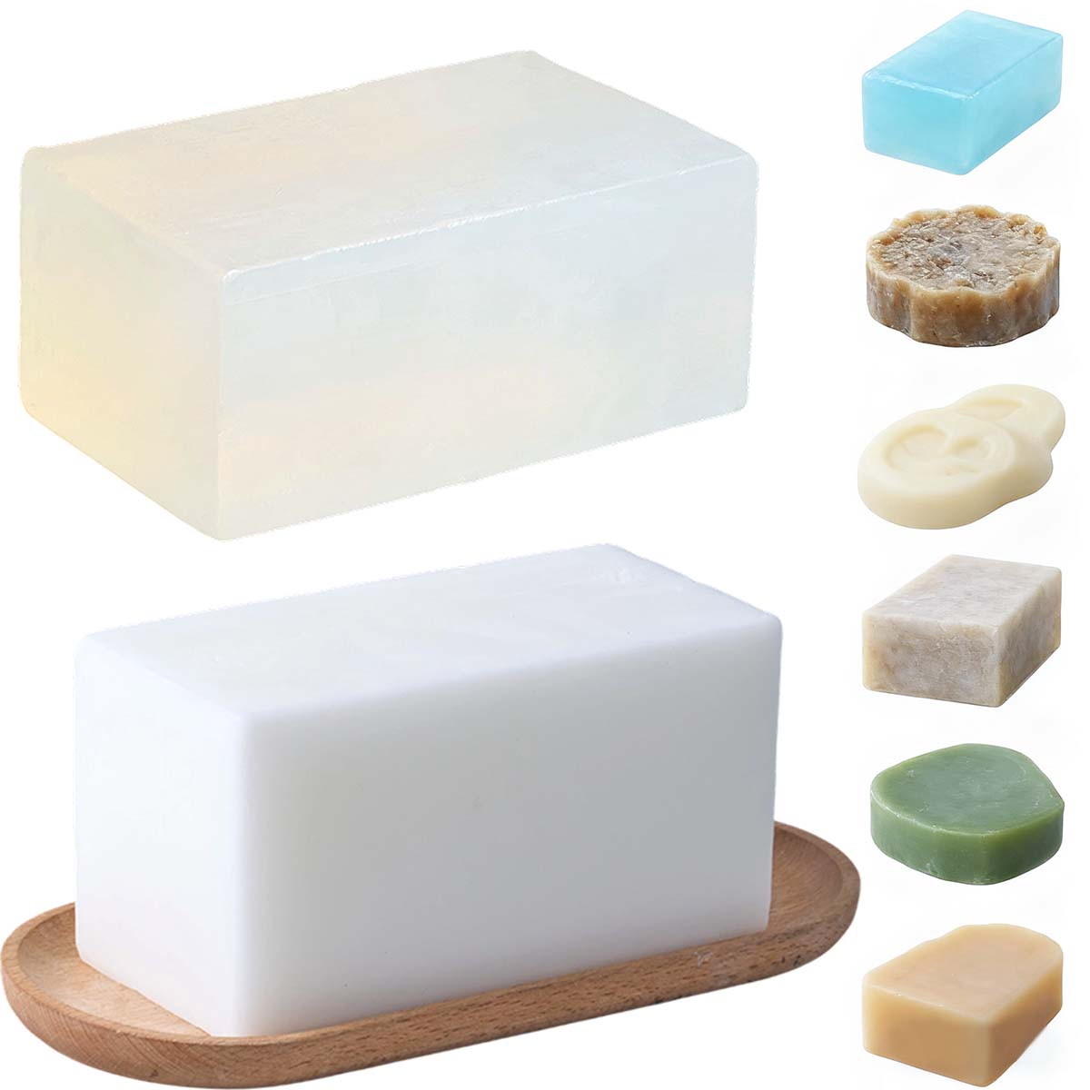 1000g Şeffaf Beyaz Sabun Bazı  - Soap Making Foam incelemesi ve fiyatı