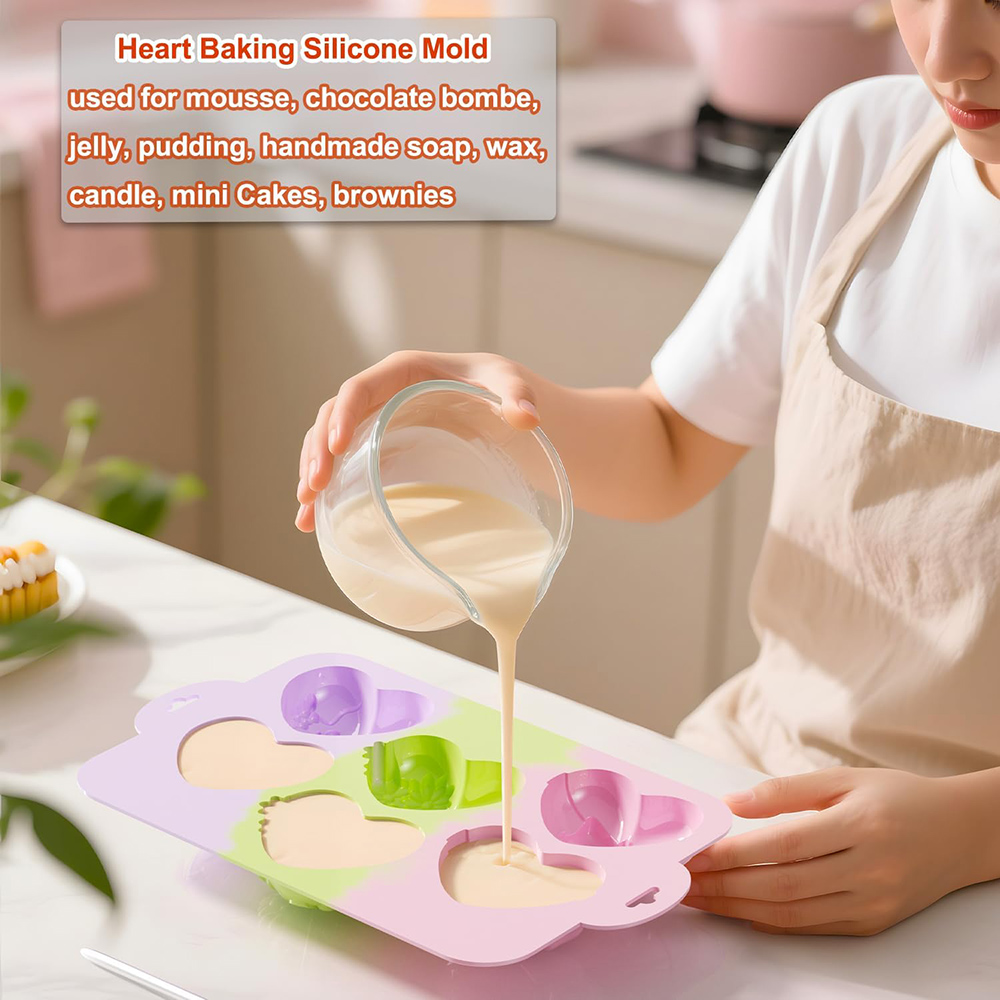 Kalp Silikon Kalıplar Çikolata - Soap Making Oven incelemesi ve fiyatı
