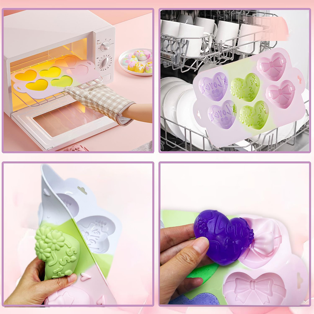 Kalp Silikon Kalıplar Çikolata - Soap Making Oven incelemesi ve fiyatı