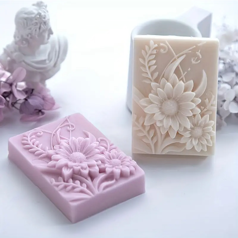 3D Çiçek Kare Sabun silikon ka - Soap Making Kit For Beginners incelemesi ve fiyatı