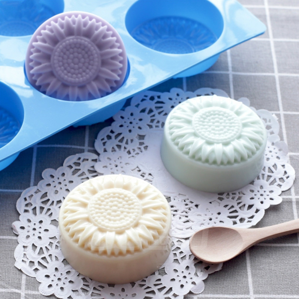 6 kavite silikon kalıplar çiçe - Soap Making Kit For Beginners incelemesi ve fiyatı