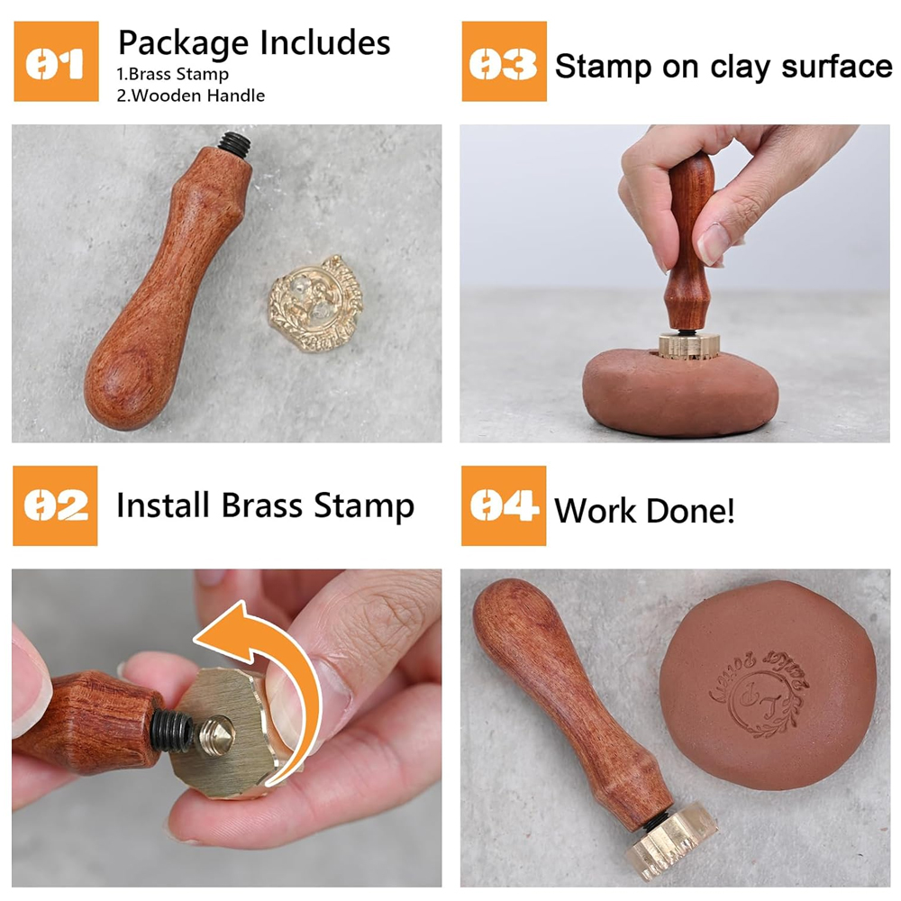 Özel Kil Desenli ve Ahşap Sapl - Soap Stamp Custom incelemesi ve fiyatı